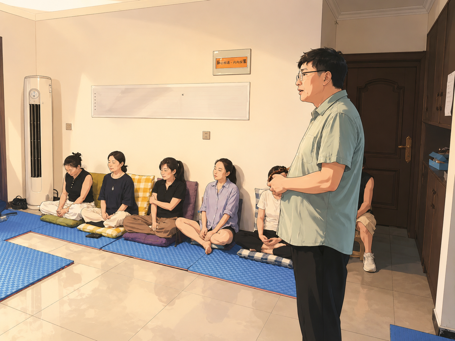 在寿康学会举办相遇冥想沙龙